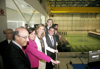 Inaugurado el Gran Tanque de Ingeniería Marítima