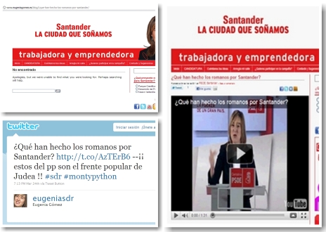  El PSOE de Santander elimina el vídeo que contenía obras protegidas por derechos de autor