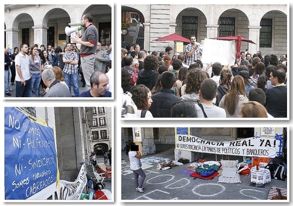  Doscientas personas se concentran en la Plaza Porticada de Santander