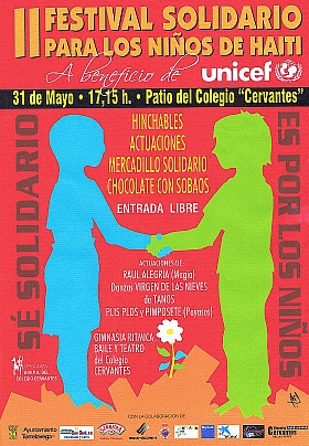 Festival Solidario con Haití del colegio Cervantes