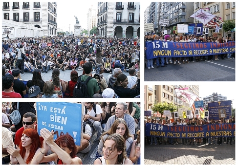 Más de siete mil personas secundan en Santander la convocatoria 19J