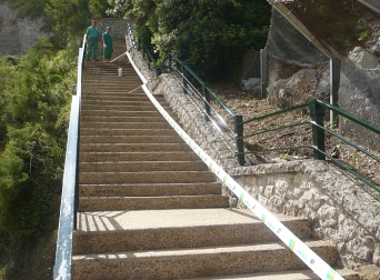  Termina la mejora del acceso a la playa de Mataleñas