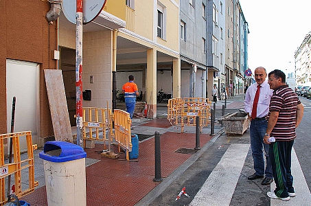  Finaliza la pavimentación del pasadizo en las calles Navarra y Simancas