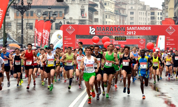  Rui Silva gana la media maratón de Santander