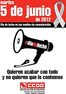 Organizan una jornada de lucha en los medios de comunicación