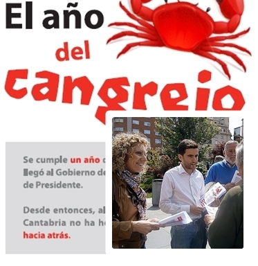 El PSOE denuncia que Cantabria ha vivido 'El año del cangrejo'