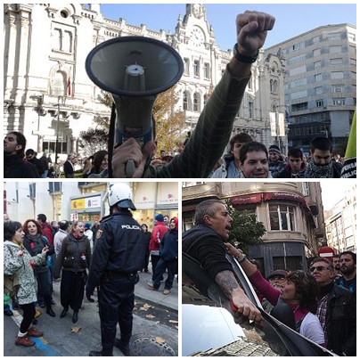 Cantabria registra una alta participación y escasos incidentes en la jornada de huelga /Fotos: JOAQUÍN GÓMEZ SASTRE