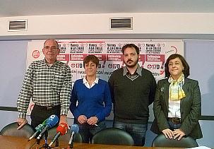 De izquierda a derecha; Vicente Arce, María Jesús Cedrún, José Carlos Ceballos y Mercedes Martínez