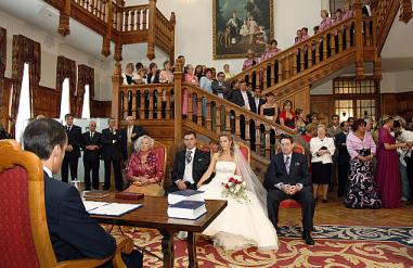  El Palacio de la Magdalena acogió en 2012 el 94 por ciento de las bodas civiles celebradas en el Ayuntamiento