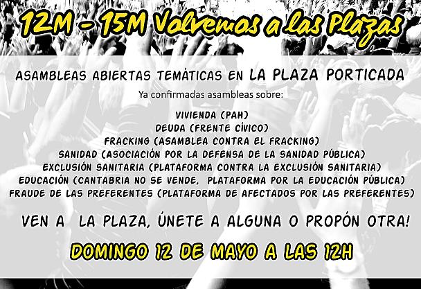 El 15M vuelve a tomar las plazas