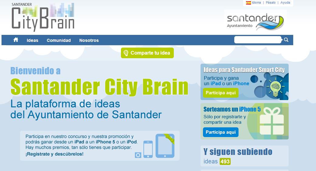  A punto de finalizar el plazo para presentar proyectos para «Santander City Brain»