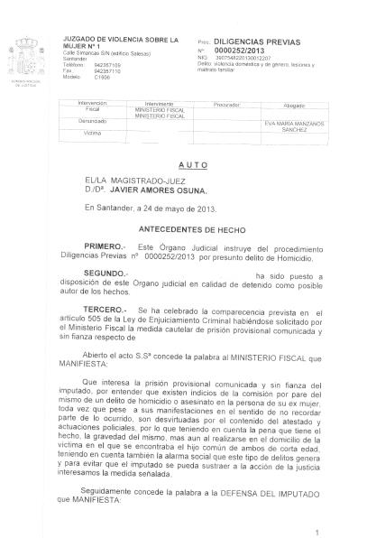 La sociedad cántabra condena el asesinato por violencia de género ocurrido en Santander