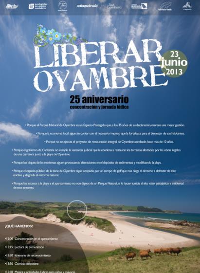 Organizan una jornada para reivindicar el Parque Natural de Oyambre