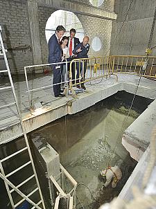  Avanzan a buen ritmo las obras de mejora de la estación de bombeo de Las Llamas