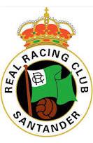 El escudo del Racing de Santander