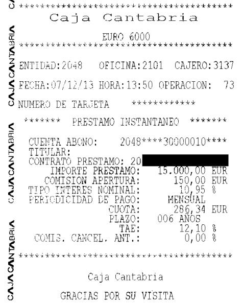 Caos en Caja Cantabria: los cajeros conceden créditos no solicitados con comisión de apertura de 150 euros