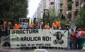 Manifestación contra el 'fracking' (archivo)