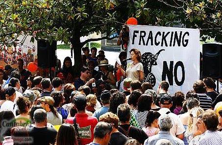 En la imagen de archivo una de las muchas manifestaciones contra el 'fracking'