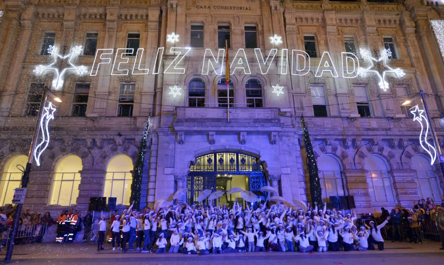  Santander estrena su iluminación navideña