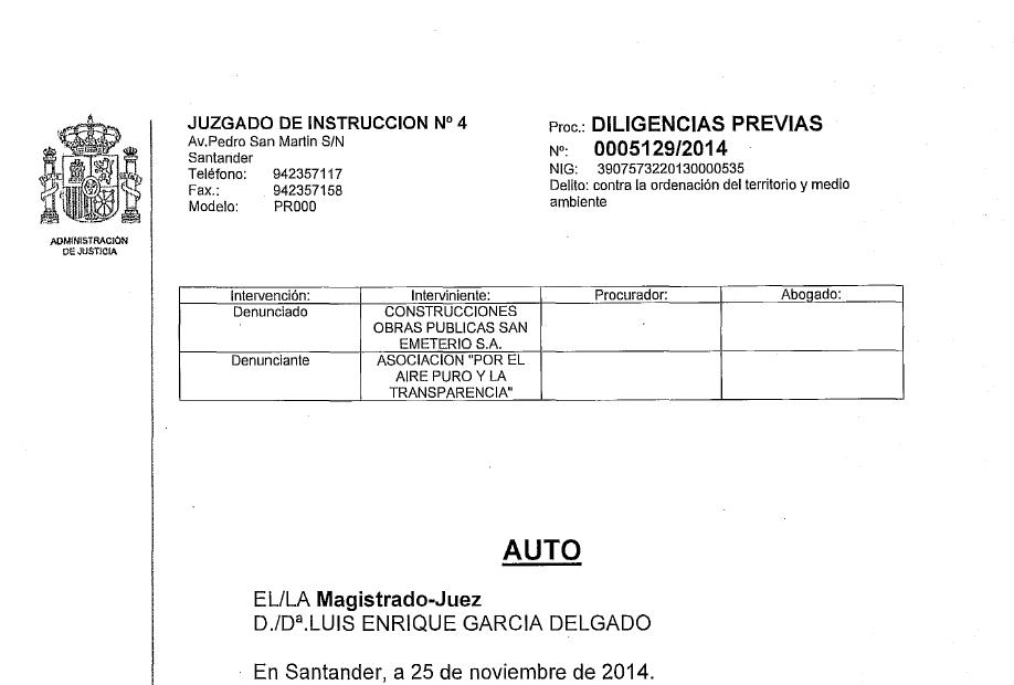  Imputados el gerente de COPSESA, alcalde del PP, y el Director General de Industria por presuntos delitos contra el medio ambiente y prevaricación