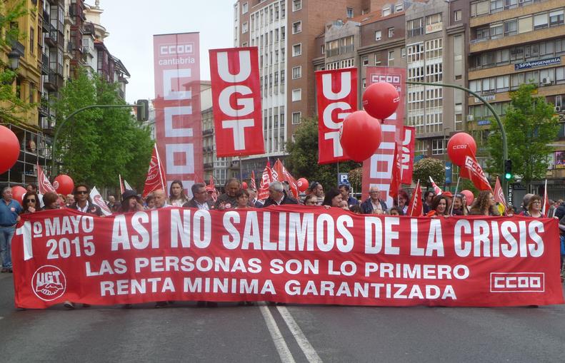  UGT destaca que Cantabria es la autonomía con menor crecimiento del empleo en el último año