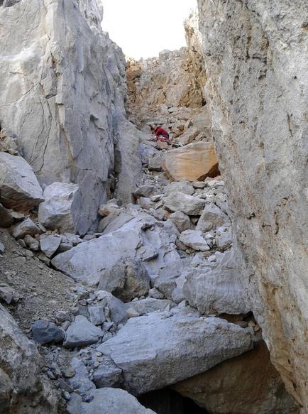  Rescatado un senderista caído en una canal en Picos de Europa