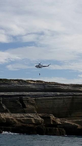 Foto del rescate (Cruz Roja Cantabria)