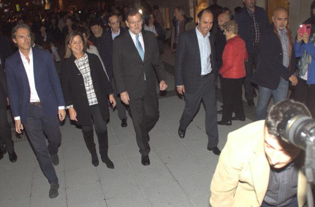 Rajoy: "Será necesario hablar mucho y llegar a acuerdos, y yo lo voy a intentar" / Foto: Rajoy durante su reciente visita a Santander