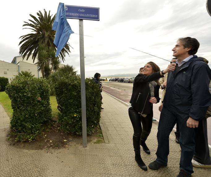 Inaugurada la calle en homenaje a Severiano Ballesteros