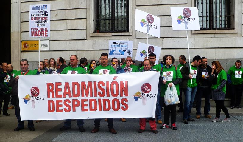 Un 85% de la plantilla de Tragsa en Cantabria secunda el primer día de la huelga general