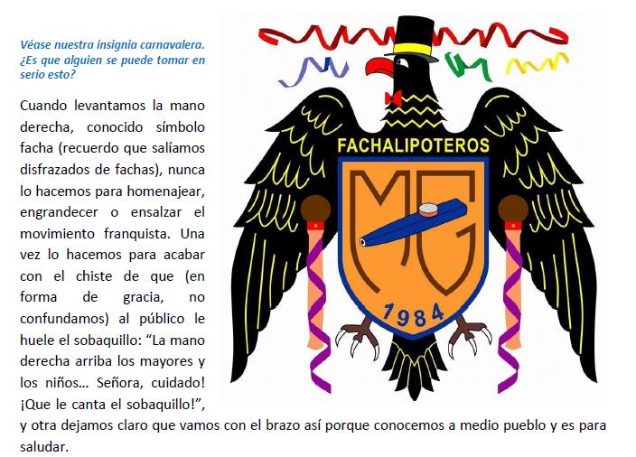 Fragmento de la carta que la murga ha enviado a los medios de comunicación