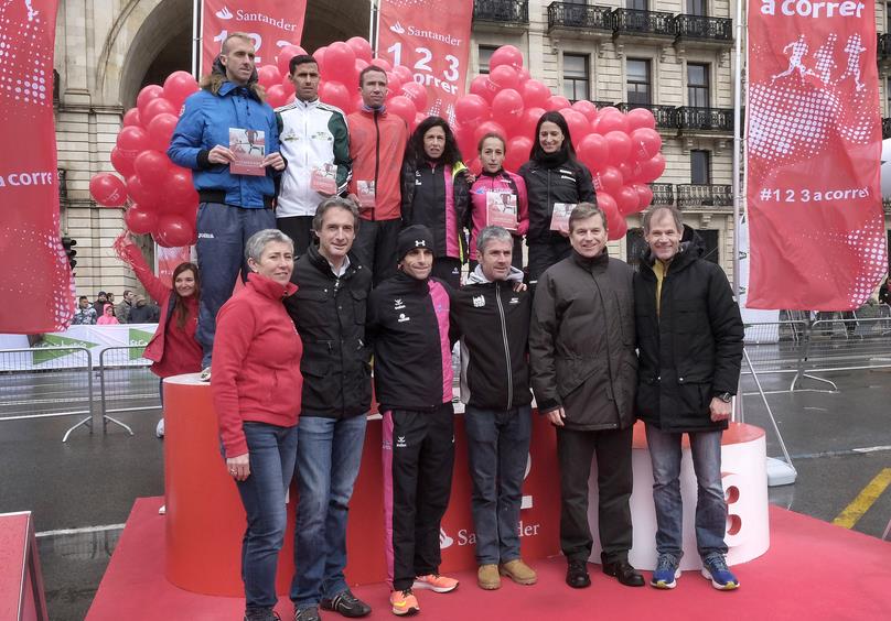  Sergio Sánchez y Kaoutar Boulaid vencen en el Medio Maratón de Santander 2016