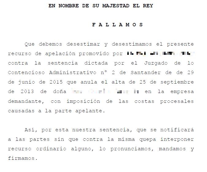 Anulado un contrato ficticio creado para cobrar la prestación por maternidad