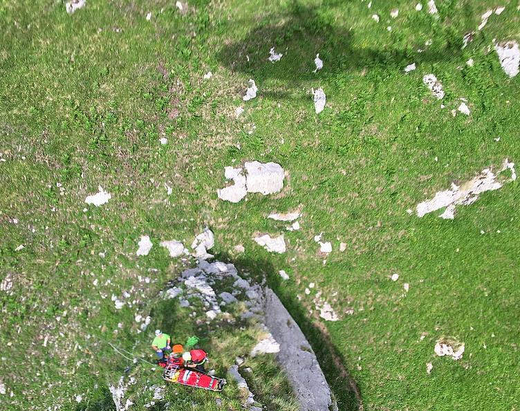 Rescatado un hombre en la vía ferrata de San Roque de Riomiera