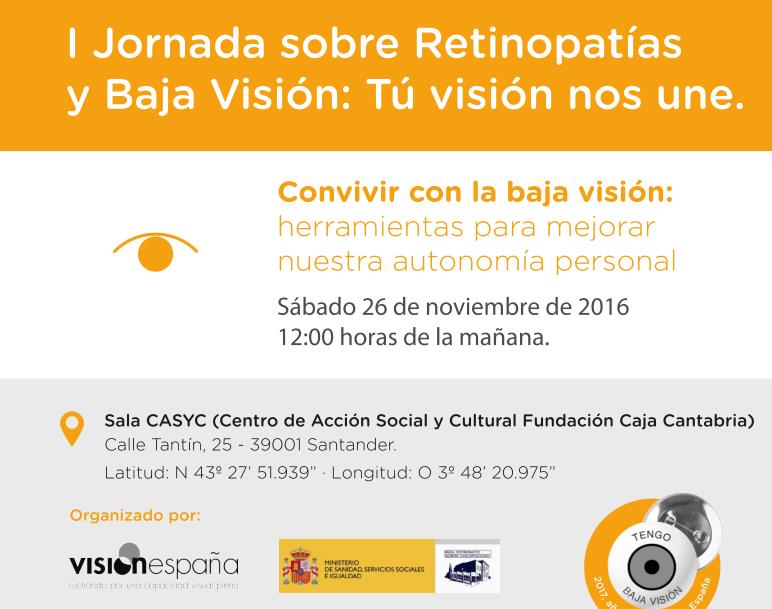  Santander acoge la I Jornada sobre Retinopatías y Baja Visión