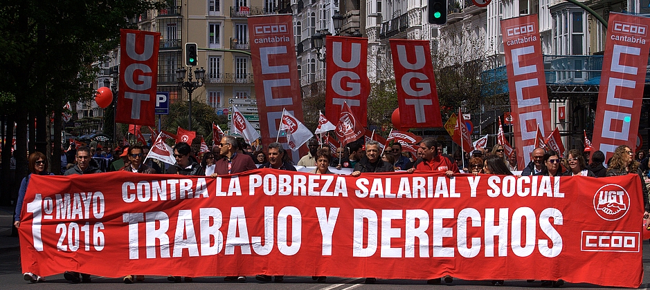  Llaman a secundar de forma «masiva» las manifestaciones del 1 de mayo ante los «ataques» del PP