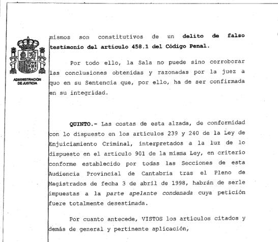 Prisión y multa por mentir en un juicio en el que negó que su amiga agredió a una doctora en su consulta