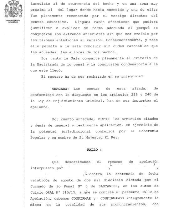 Dos años y un mes de prisión por apoderarse de la recaudación del comedor de un colegio