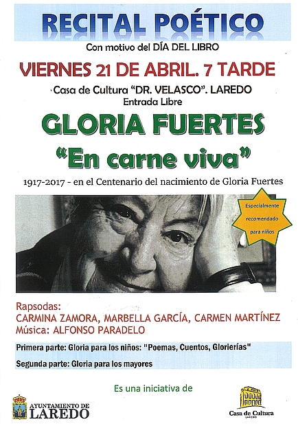 Laredo acoge un recital poético en homenaje a Gloria Fuertes