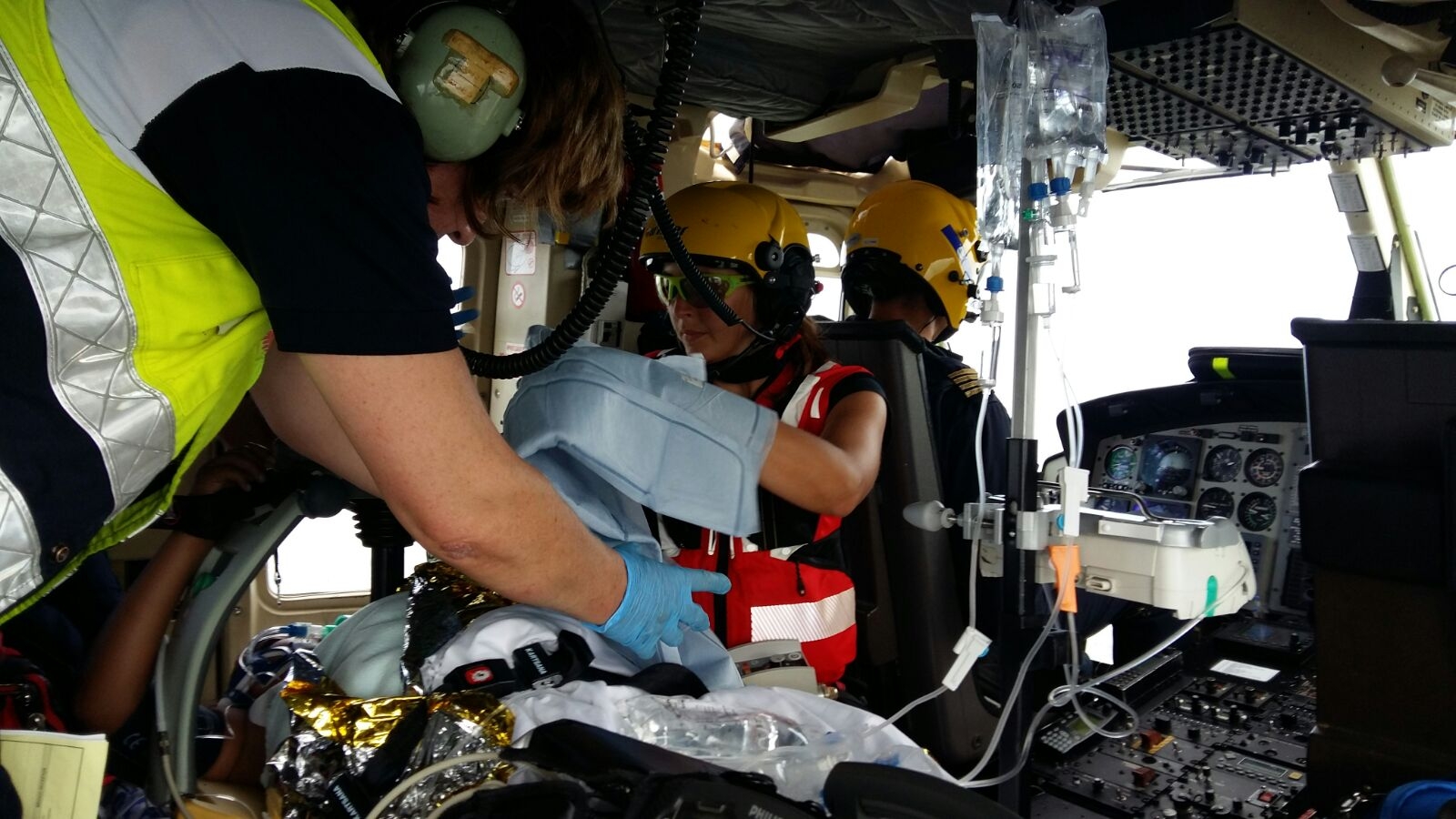 Evacuada a Cruces una menor en estado muy grave que cayó al Pas en Puente Viesgo