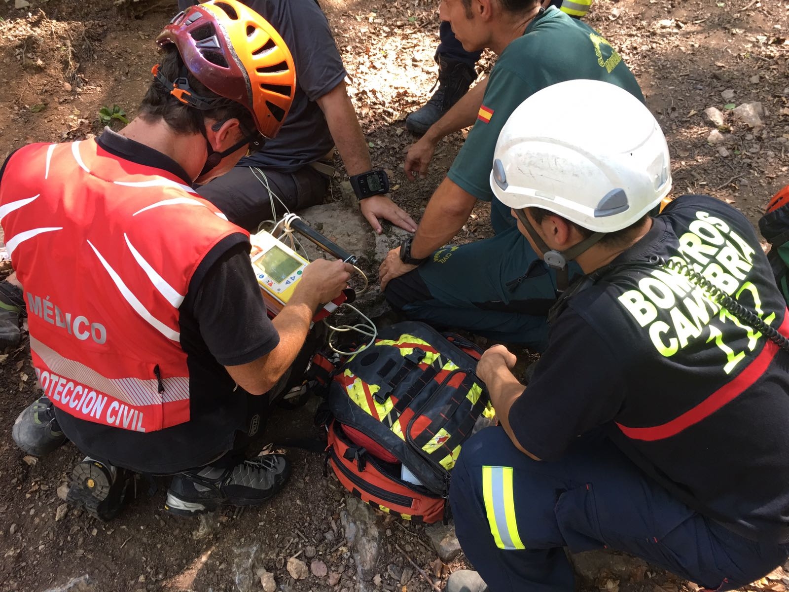 Evacuado un senderista tras sufrir una indisposición en Picos de Europa