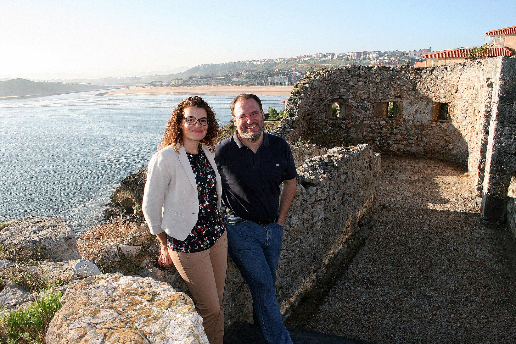 Alicia Sánchez Lorente y Antonio Cofiño - Foto: Universidad de Cantabria