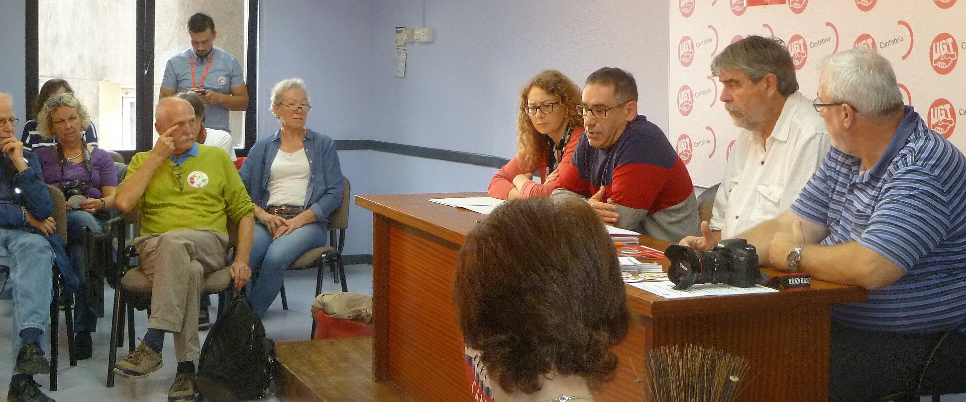 UGT y CCOO se reúnen en Santander con una delegación de DGB, el mayor sindicato de Alemania