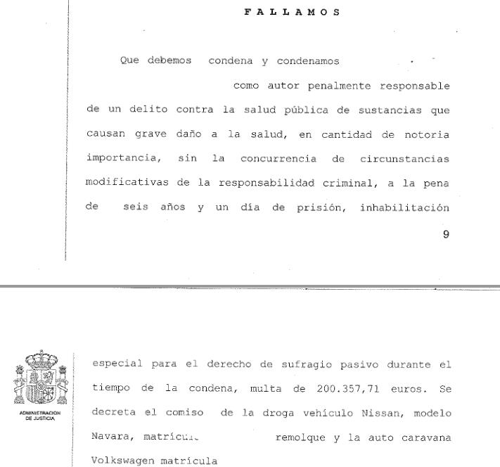 Seis años de prisión y multa de 200.000 euros por tratar de introducir en España 15.000 pastillas de éxtasis