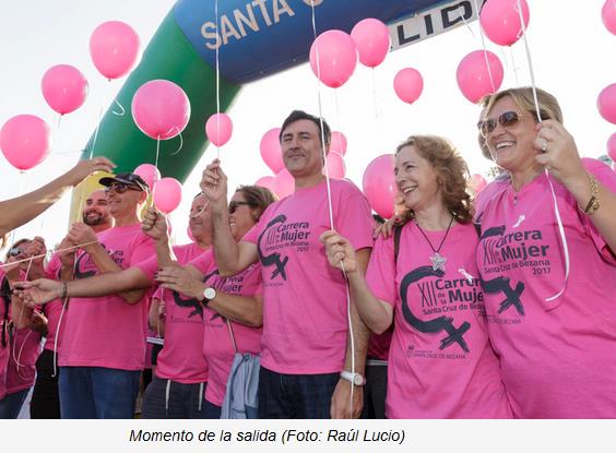 Casi 4.000 personas participaron en Bezana en la XII Carrera de la Mujer