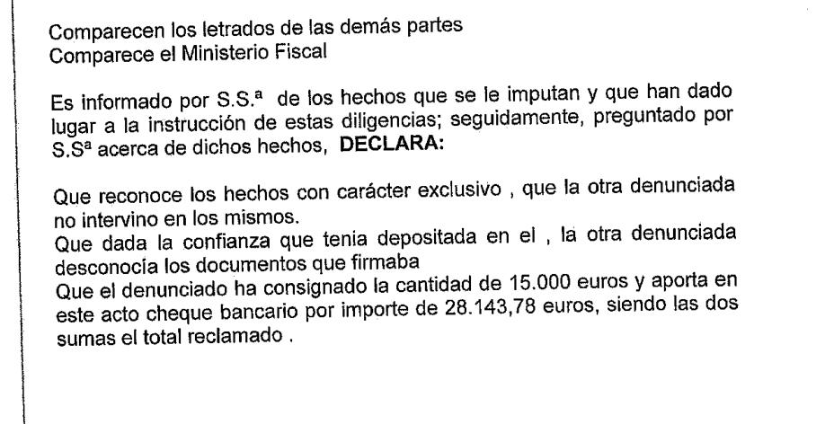 Los acusados devuelven los 43.000 euros sustraídos de la Junta Vecinal de Soto de la Marina