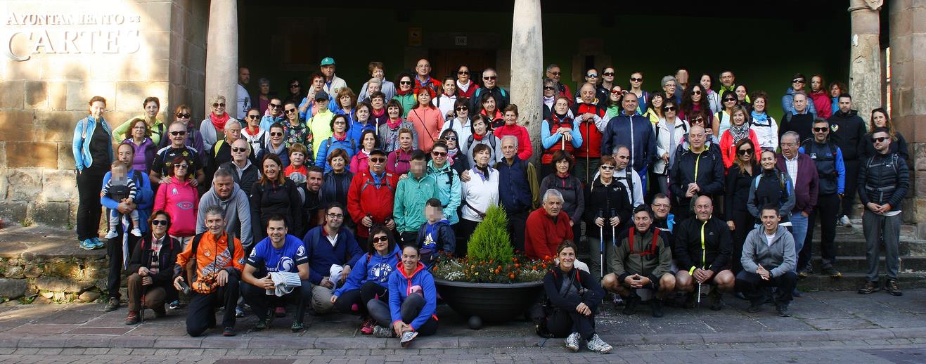 Más de 120 personas participaron en la XI Marcha Popular de la Mancomunidad Altamira-Los Valles