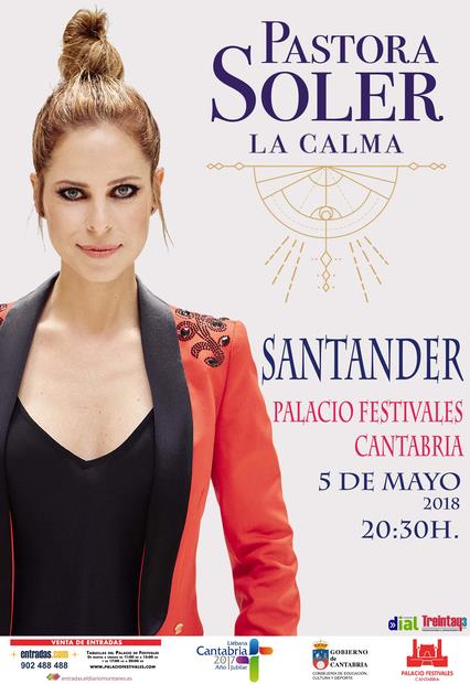  Salen a la venta las entradas del concierto de Pastora Soler en el Palacio de Festivales