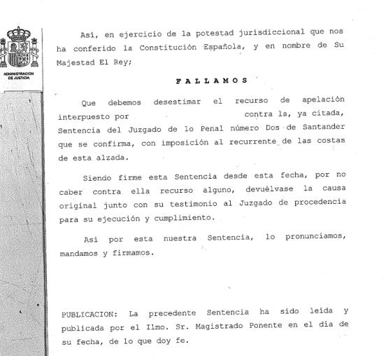 Condenada a once meses de prisión por denunciar falsamente que había sido acosada por su jefe