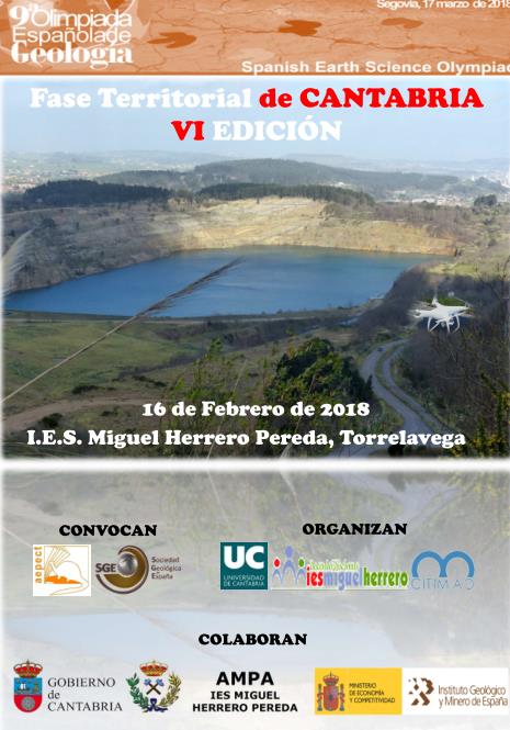  Convocada la VI Olimpiada de Geología de Cantabria